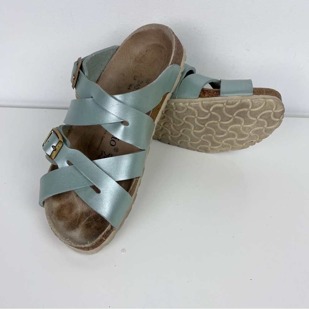 Birkenstock Papillio | Kingston Leather Narrow Fit Sandals Size 37